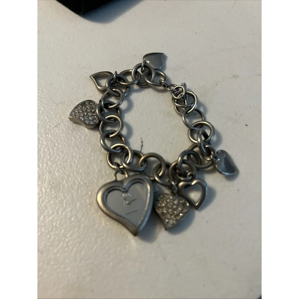 Jennifer Lopez  WATCH MULTI CHARM BRACELET 7 1/2